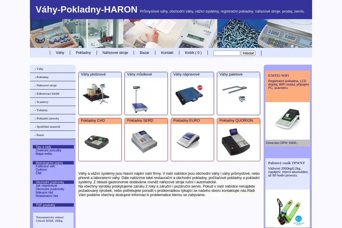 Váhy-Pokladny-HARON